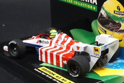 1:43 MINICHAMPS 540844329 Toleman Hart TG184 A.Senna Portuguese GP 1984 #19 ASC No.21