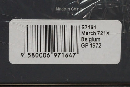 1:43 SPARK S7164 March 721X Belgian GP 1972 #11 R.Peterson