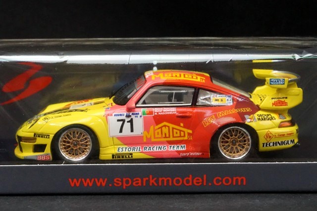 1:43 SPARK S4758 Porsche GT2 LM 1998 #71 M.Maisonneuve-M.Monteiro-M.Monteiro