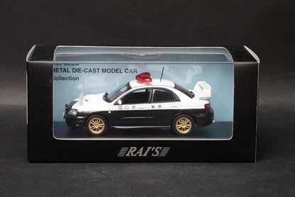 1:43 RAI'S H7430302 Subaru Impreza WRX STi 2003 Yamaguchi Prefectural Police Highway Traffic Police Unit Vehicle