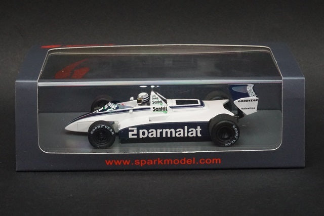 1:43 SPARK S4789 Brabham BT49D Monaco GP 1982 Winner R.Patrese