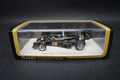 LOT-SPK-77BRA SPARK 1:43 Lotus 77 R. Peterson Brazilian GP 1976 #5 JPS  Plannex Special Order