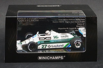 1:43 MINICHAMPS 436800027 Williams FW07B 1980 World Champion #27 A.Jones