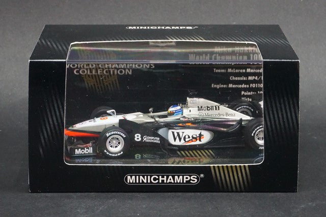 1:43 MINICHAMPS 436980008 McLaren Mercedes MP4/13 1998 World Champion #8 M.Hakkinen