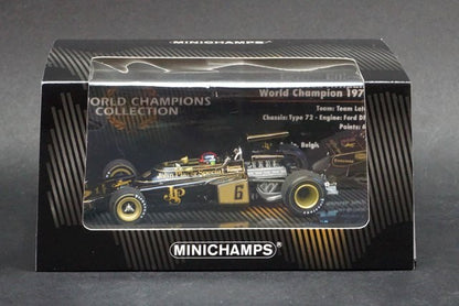 1:43 MINICHAMPS 436720006 Team Lotus 72 E.Fittipaldi World Champion 1972 #6