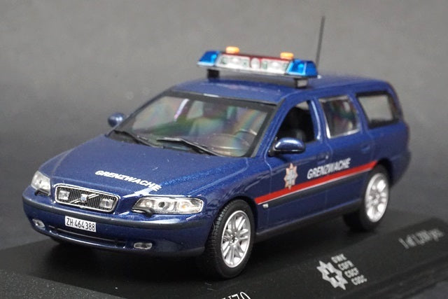 1:43 MINICHAMPS 430171898 Volvo V70 Grenzwacht-Schweiz