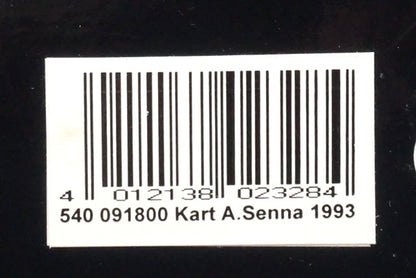 1:18 MINICHAMPS 540091800 Kart Paris-Bercy A. Senna 1993 #2 Senna Collection