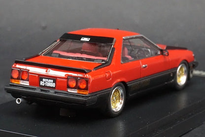 1:43 MARK43 PM4380CRK Nissan Skyline Hardtop 2000 RS-TURBO (KDR30) Mustang Version Red/Black 2-Tone