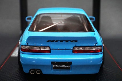 1:18 ignition model IG1129 Nissan Rocket Bunny S13 V1 Blue