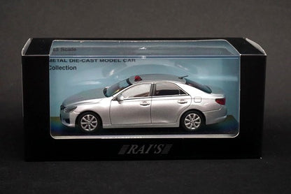 1:43 RAI'S H7431404 Toyota Mark X (GRX130) 250G 2014 Police Headquarters Criminal Investigation Unit Vehicle