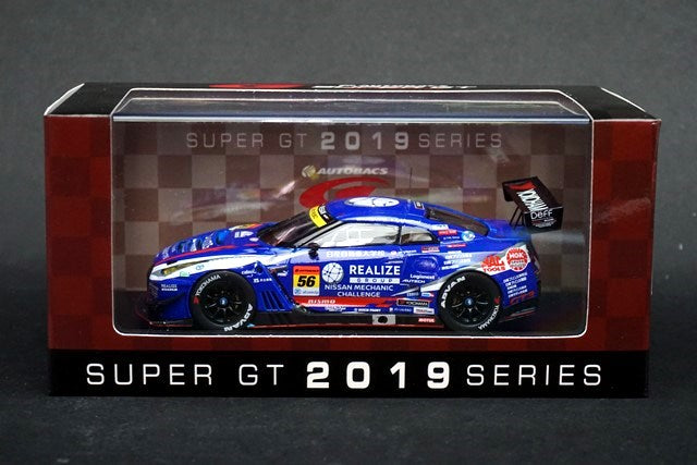 1:43 EBBRO 45733 REALIZE Nissan Automobile Technical College GT-R Super GT GT300 2019 #56