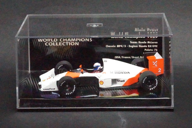 1:43 MINICHAMPS 436890002 McLaren Honda MP4/5 A.Prost World Champion 1989 #2