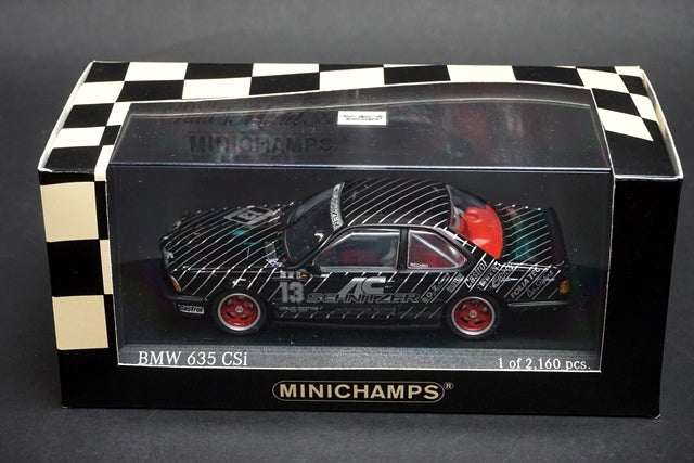 1:43 MINICHAMPS 430882613 BMW 635 CSi DTM AC Schnitzer A.Goeser 1988 #13