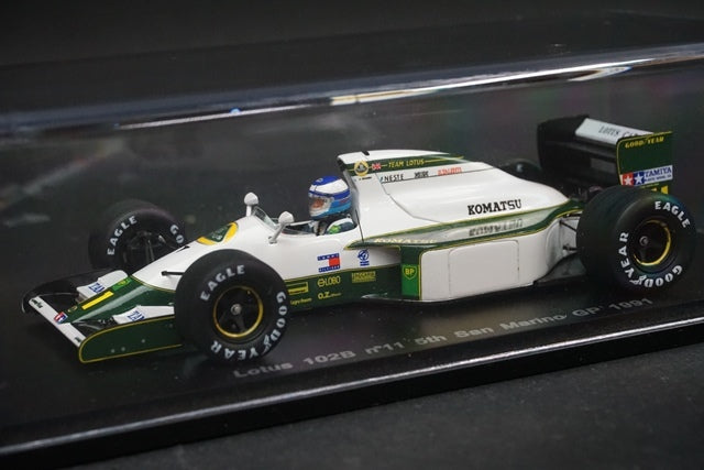 1:43 SPARK S1676 Lotus 102B 5th San Marino GP 1991#11 M.Hakkinen