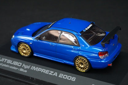 1:43 HPI 949 Subaru Barnacle Impreza 2006 Blue model car