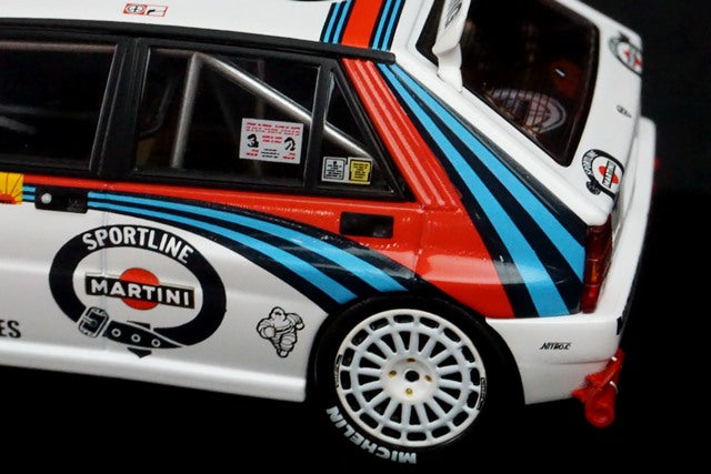 1:43 HPI 8278 Lancia Delta HF Integrale Monte Carlo 1992 #4 Martini