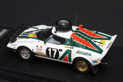 1:43 HPI 8296 Mirage Lancia Stratos HF Safari 1976 #17 Official Website Limited