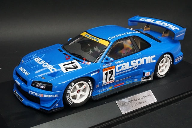 1:18 AUTOart 80284 CALSONIC Skyline GT-R R34 JGTC K.Hoshino 2002 #12