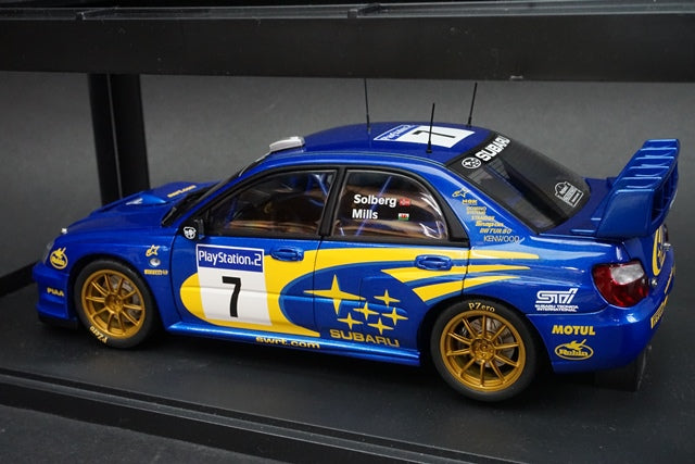 1:18 AUTOart 80393 Subaru New Age Impreza WRC French Rally Winner 2003#7