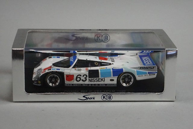 1:43 SPARK KBS009 Porsche 962C LM Le Mans 1990 #63 NISSEKI