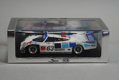 1:43 SPARK KBS009 Porsche 962C LM Le Mans 1990 #63 NISSEKI