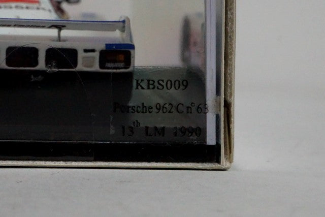 1:43 SPARK KBS009 Porsche 962C LM Le Mans 1990 #63 NISSEKI