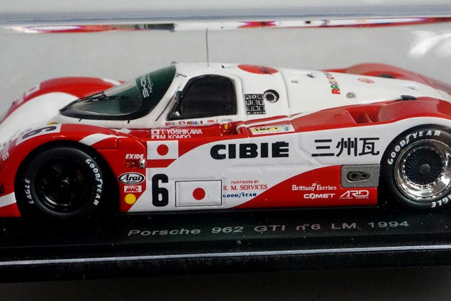 1:43 SPARK KBS047 Porsche 962 GTI LM Le Mans 1994 #6