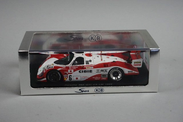 1:43 SPARK KBS047 Porsche 962 GTI LM Le Mans 1994 #6