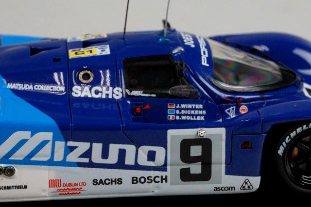 1:43 SPARK KBS034 Porsche 962C LM Le Mans 1990 #9 MIZUNO