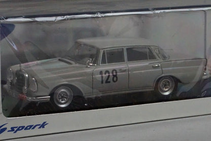 1:43 SPARK S1004 Mercedes Benz 220 SE Monte Carlo Rally 1960 winner #128