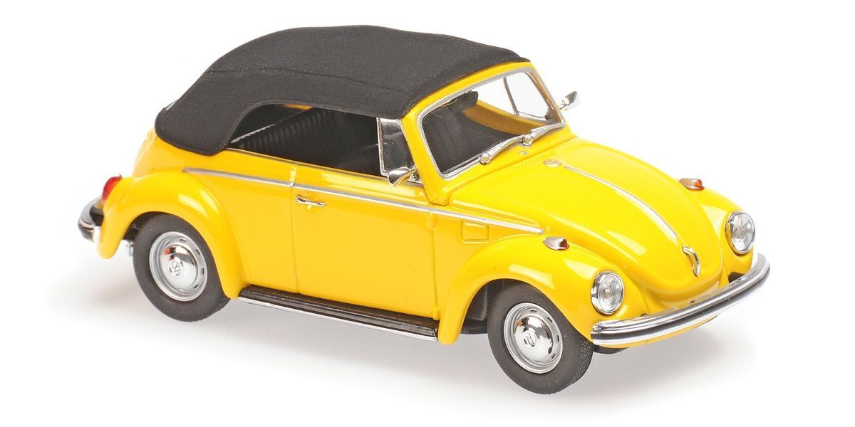 940055030 MAXICHAMPS 1:43 VW Volks Wagen 1302 cabriolet 1970 Yellow