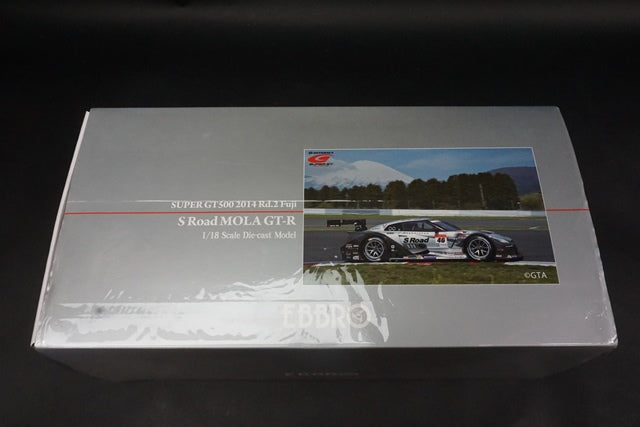 1:18 EBBRO 81018 Road Mora GT-R SUPER GT500 2014 Rd.2 Fuji #46 model car