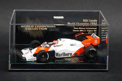 1:43 MINICHAMPS 436840008 McLaren MP4/2 N.Lauda World Champion 1984 #8 Marlboro Spec.