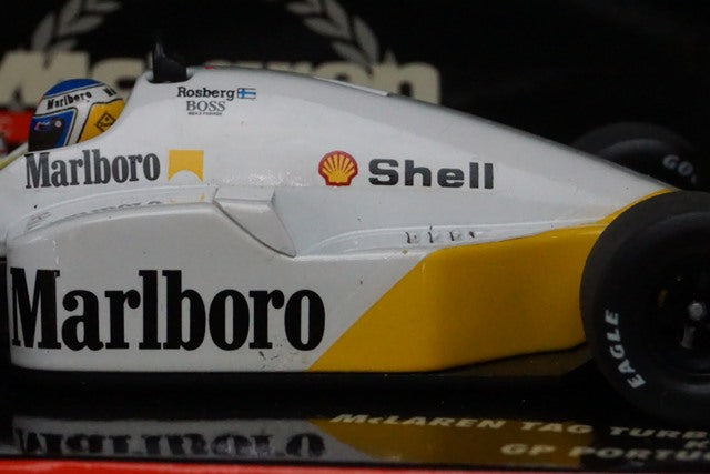 1:43 MINICHAMPS 530864392 McLaren TAG Turbo MP4/2C K.Rosberg Portuguese GP 1986 #2 McLaren Collection No.49 Marlboro