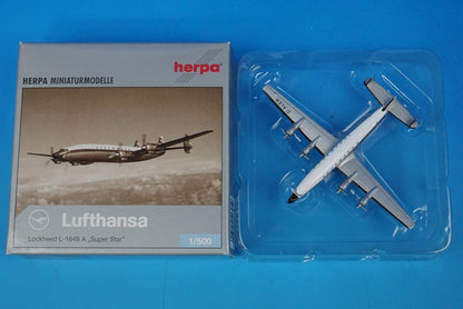 1:500 Lockheed L-1649 Lufthansa D-ALER Super Star 513050 Herpa airplane model