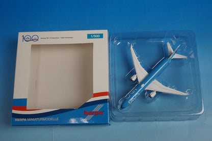 1:500 B787-10 KLM Royal Dutch Airlines 100th PH-BKA 533751 Herpa airplane model