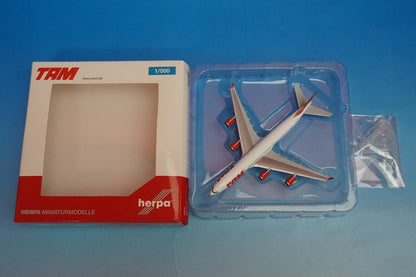 1:500 A340-500 TAM LATAM Airlines Brasil PT-MSN 529204 Herpa airplane model