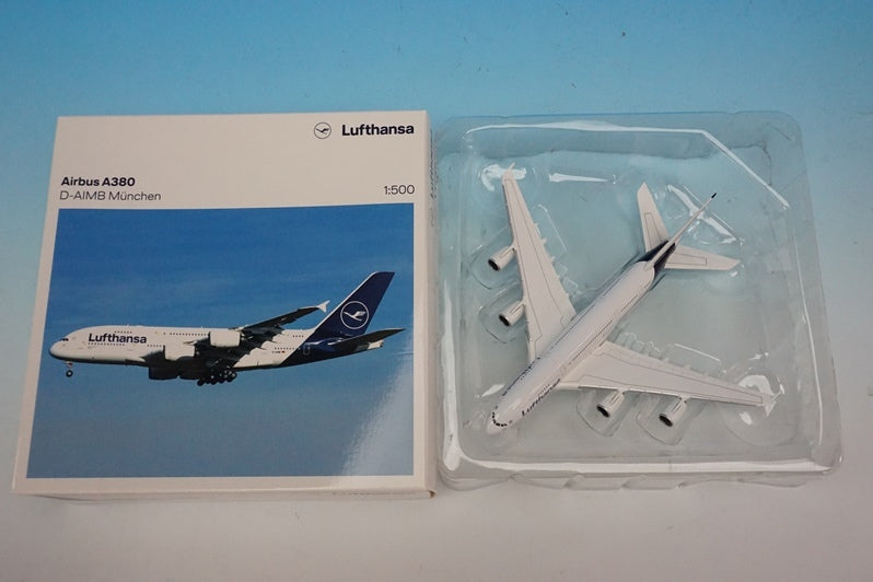 1:500 A380-800 Lufthansa Munich D-AIMB 533072 Gemini airplane model