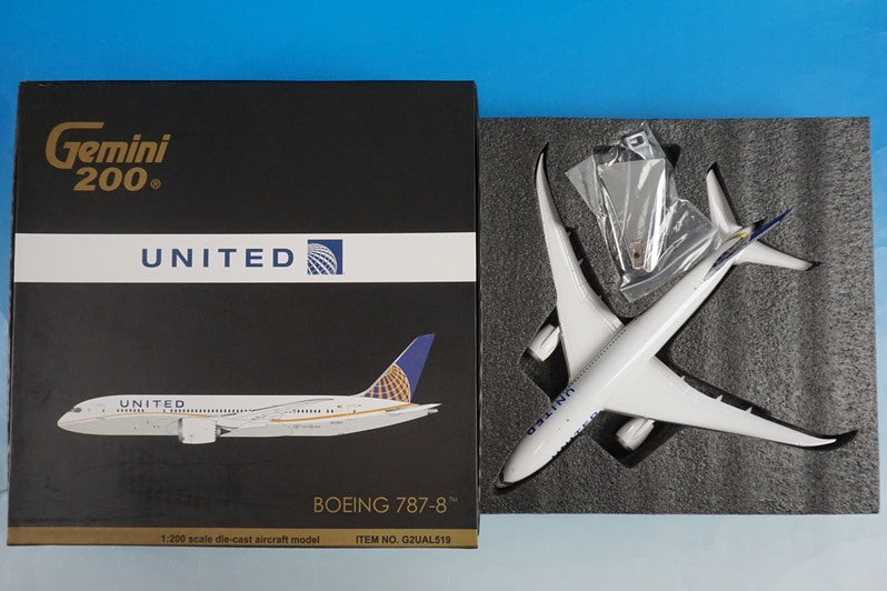 1:200 B787-8 UNITED Airlines N27901 GJUAL519 Gemini