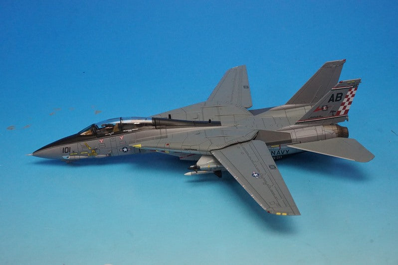 1:72 F-14A TOMCAT USN 211th Fighter Squadron Fighting Checkmate Captain Aircraft AB101 HA5201 Hobby Master