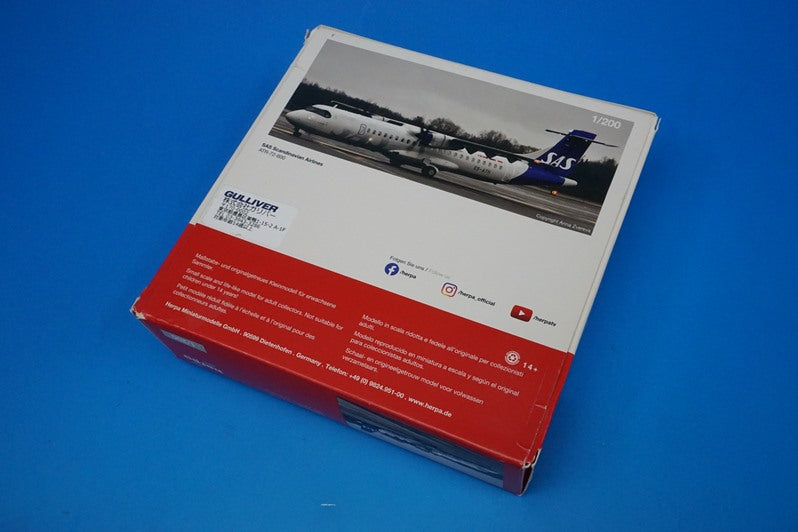 1:200 ATR-72-600 SAS Scandinavian Gyrid Viking ES-ATH 571067 Herpa