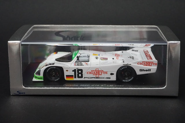 1:43 SPARK S1918 Porsche 962C #18 9th LM 1993