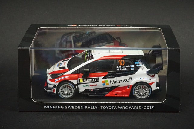 1:38 SPARK TOY12138 Toyota Gazoo Racing WRC Yaris Sweden Rally Winner 2017 #10