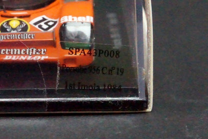 1:43 SPARK SPA43P008 Cartima Custom Porsche 956 lmola 1984 #19 Jagermeister