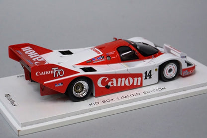 1:43 KID BOX x SPARK SKB43012 Porsche 956 GTi ENGINEERING Canon #14 Fuji 1984