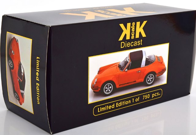 KKDC180472 KK Scale 1:18 Singer 911 Targa Orange