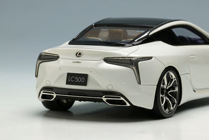 EM558A Makeup EIDOLON 1:43 Lexus LC500 "L Package" 2017 White Nova Glass Flake