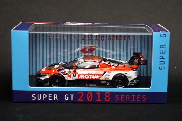 1:43 EBBRO 45627 MOTUL MUGEN NSX-GT SUPER GT GT500 2018