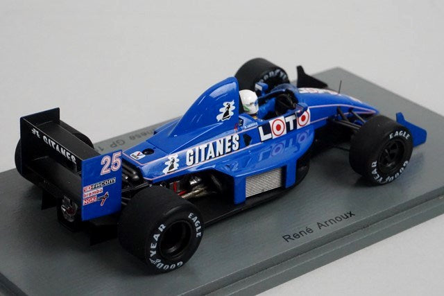 1:43 SPARK S3968 Ligier JS31 #25 Japan GP 1988 R.Arnoux