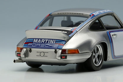 VM009R MakeUp VISION 1:43 Porsche 911 Carrera RS 2.7 1973 Silver/MARTINI